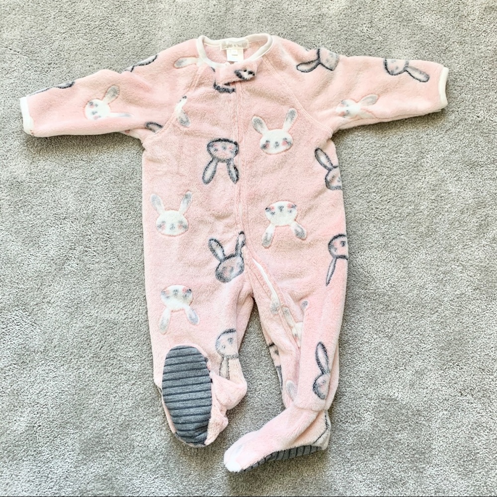 Ragdoll and Rockets Footed Bunny Coverall